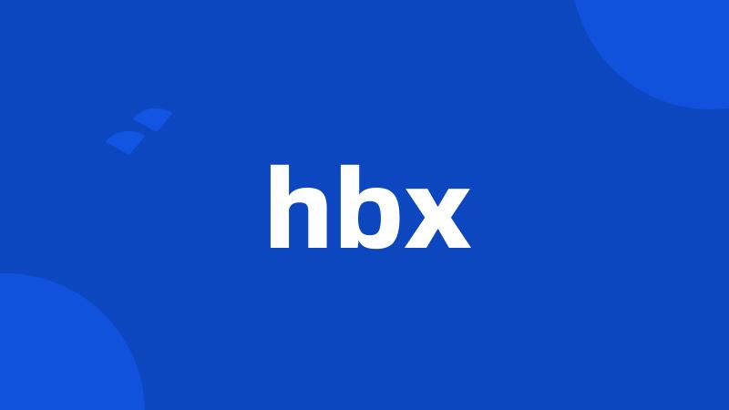 hbx