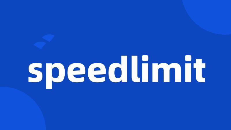 speedlimit