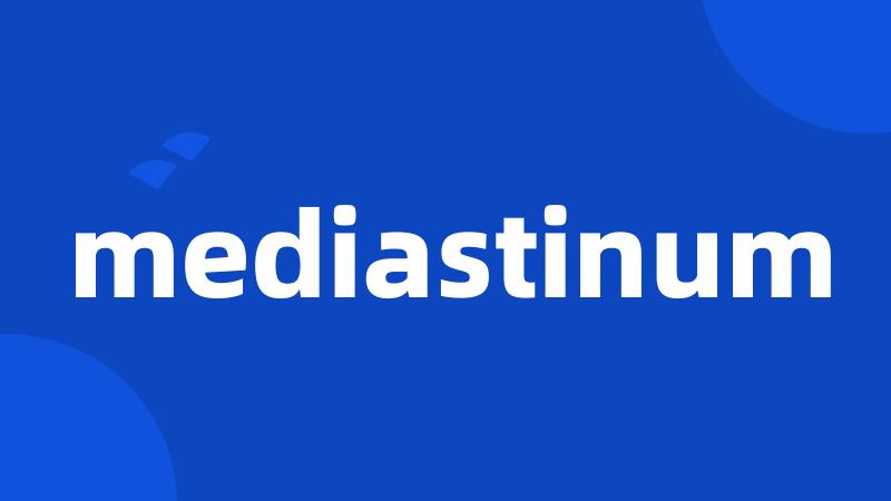 mediastinum