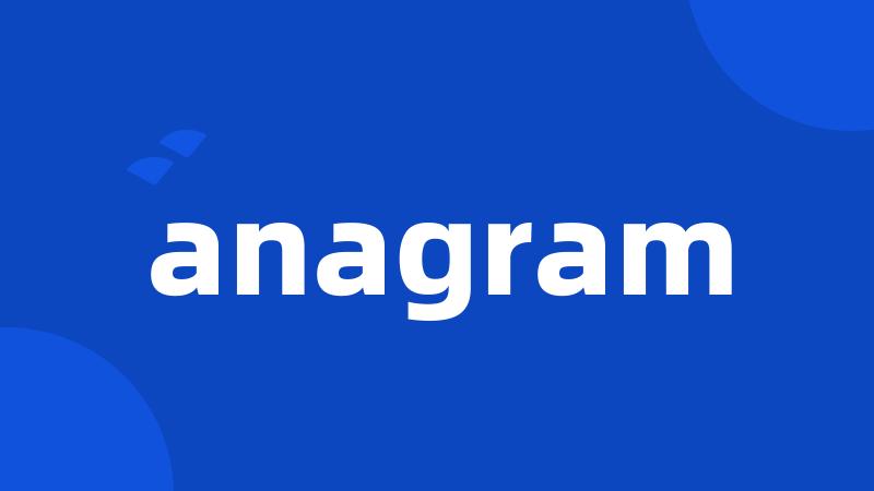 anagram