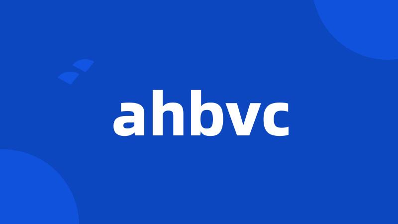 ahbvc