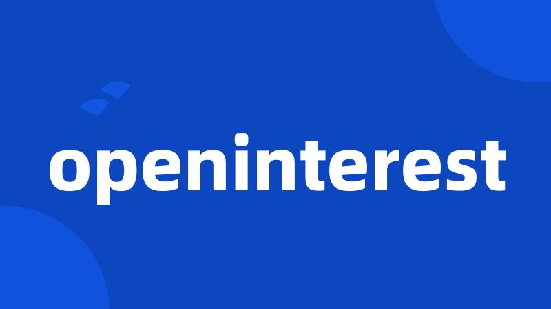 openinterest