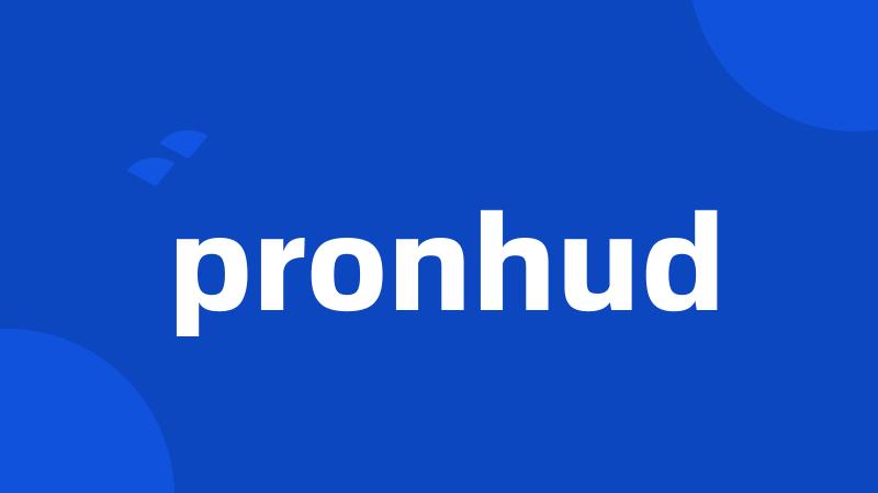 pronhud