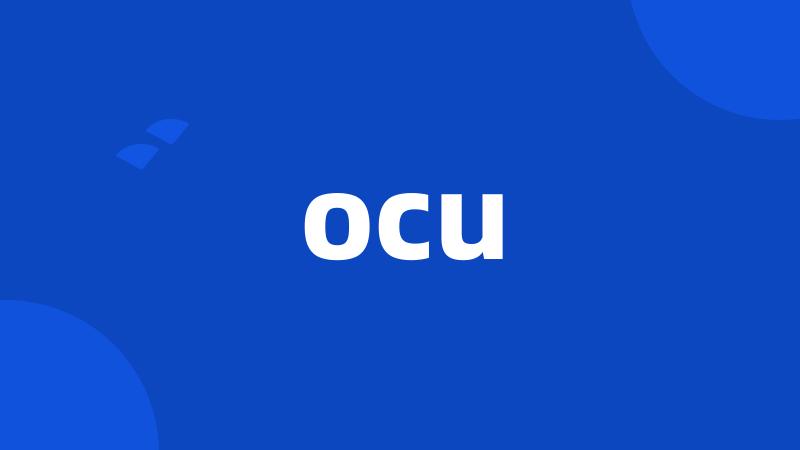 ocu