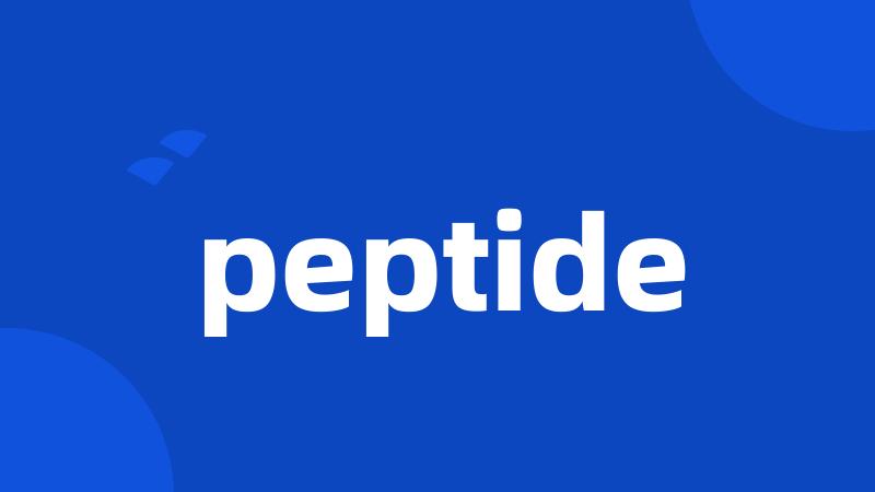 peptide