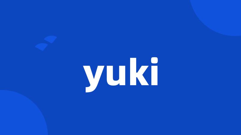 yuki