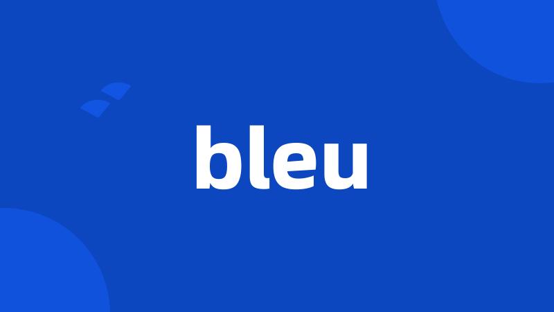 bleu