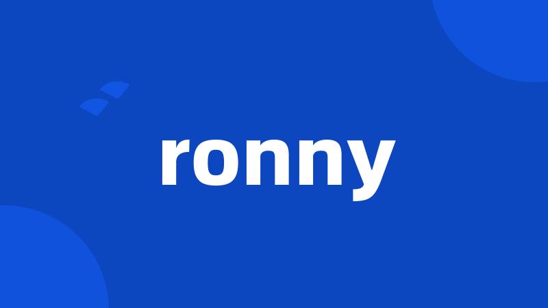 ronny