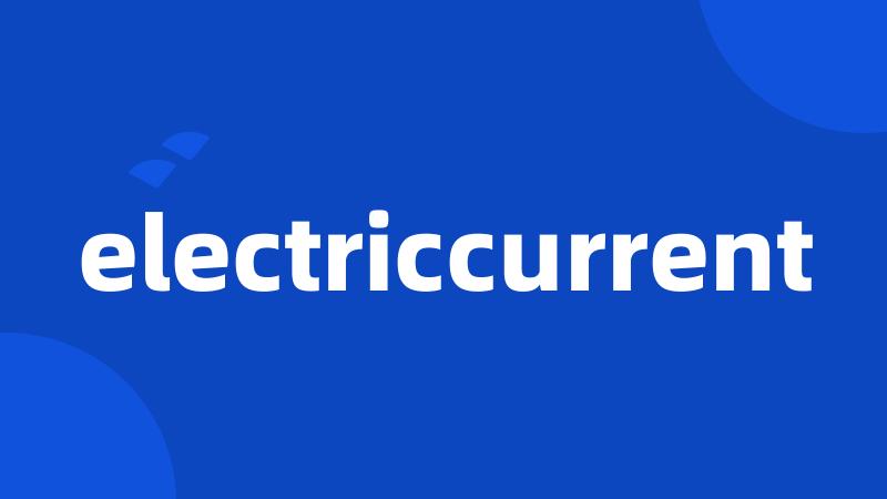 electriccurrent