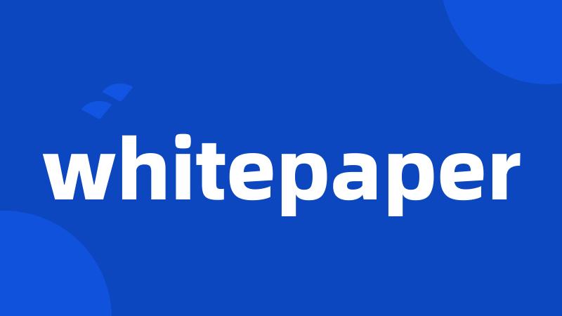 whitepaper