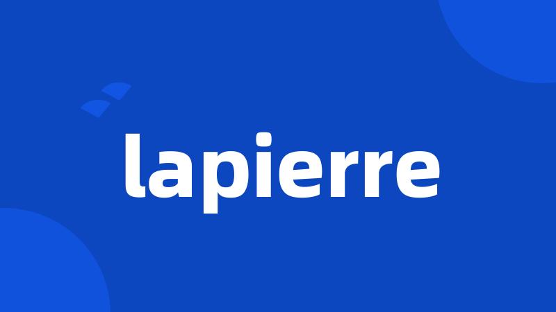 lapierre