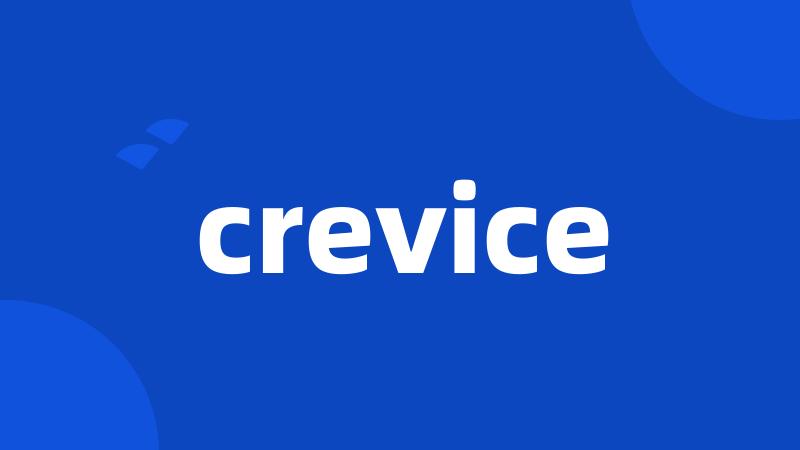 crevice