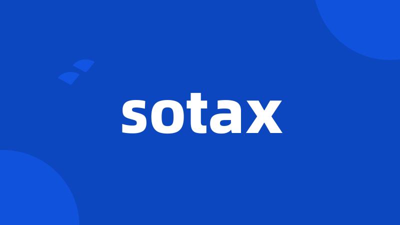 sotax