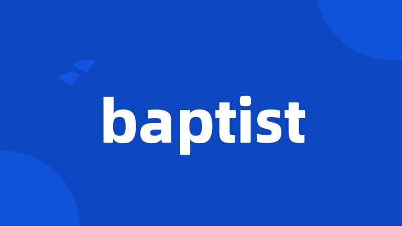 baptist