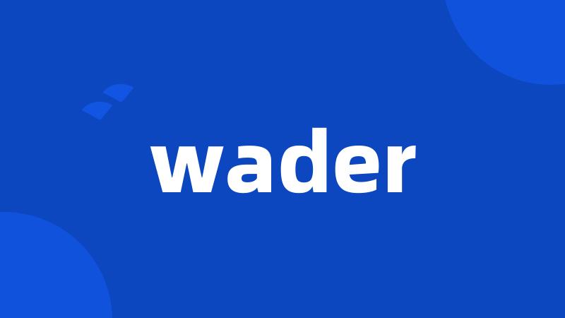 wader