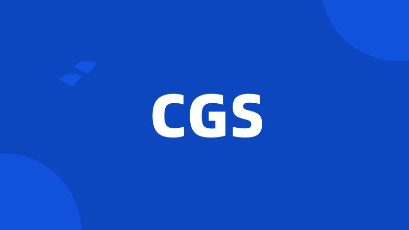 CGS