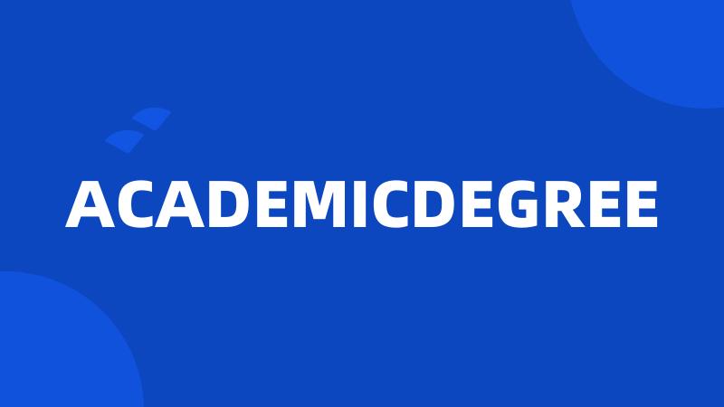 ACADEMICDEGREE