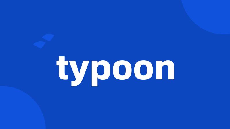 typoon