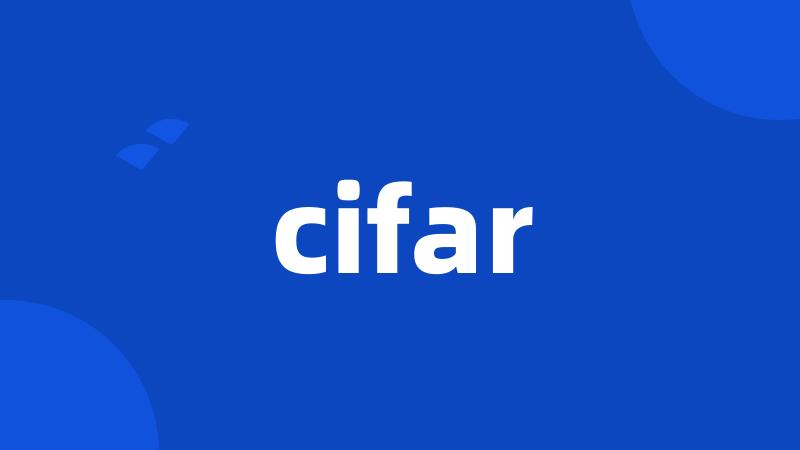 cifar