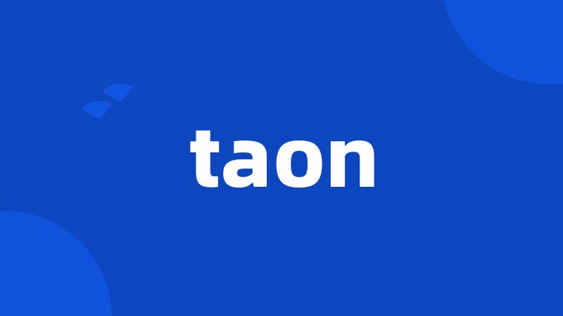 taon