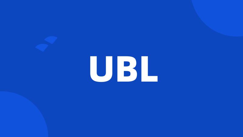 UBL