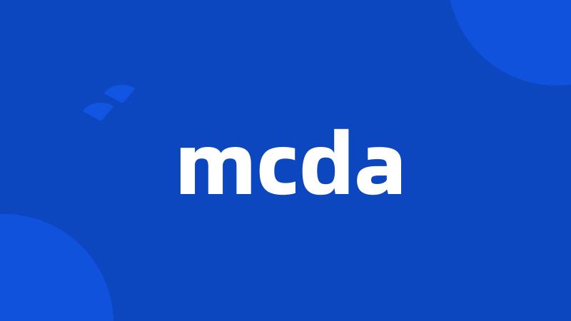 mcda