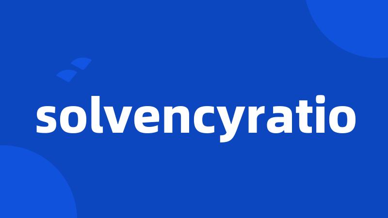 solvencyratio