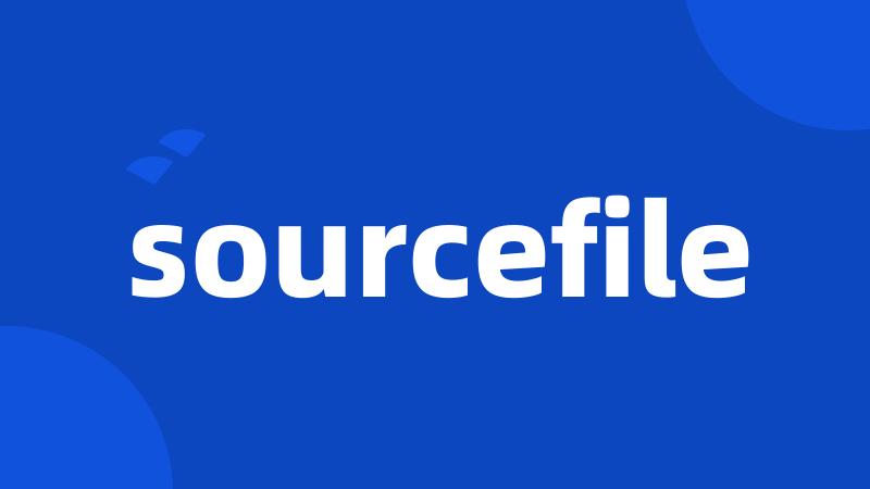 sourcefile