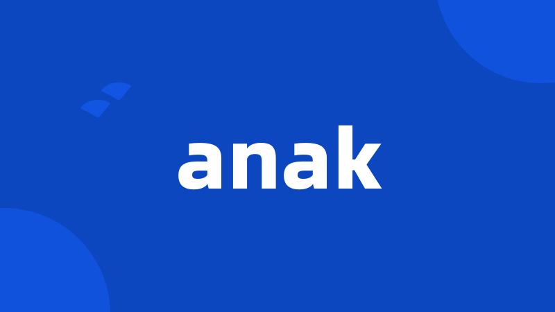 anak