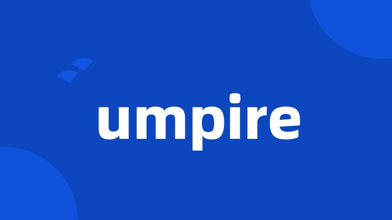 umpire