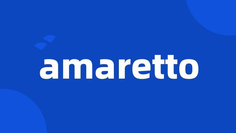 amaretto