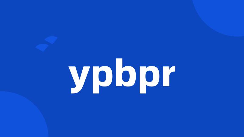 ypbpr