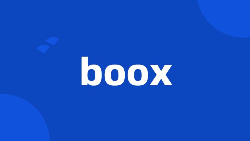 boox