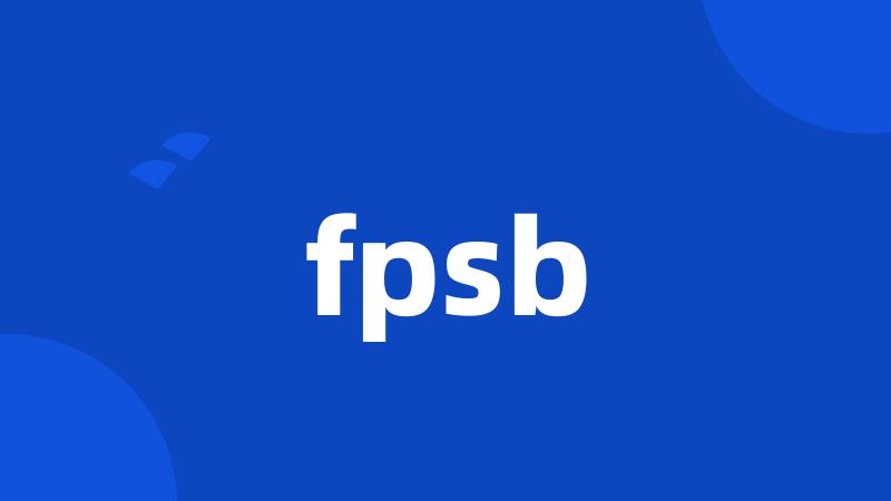 fpsb