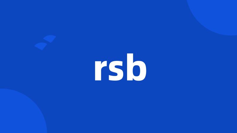 rsb