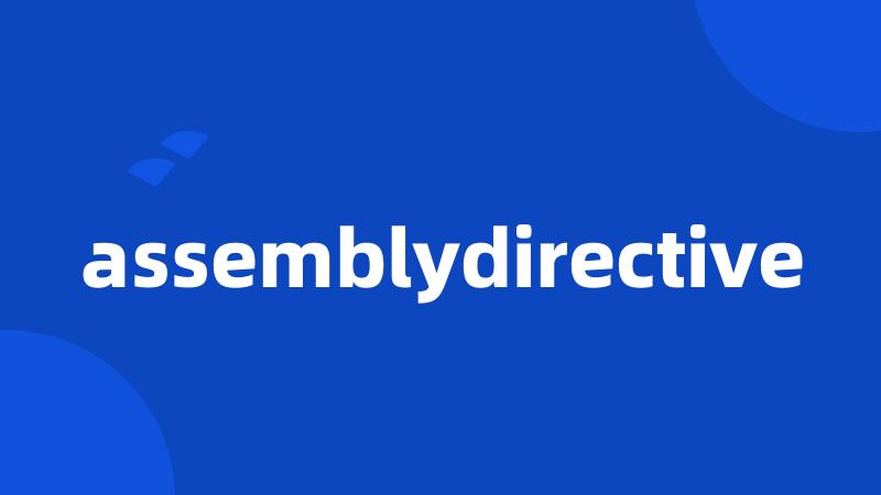 assemblydirective