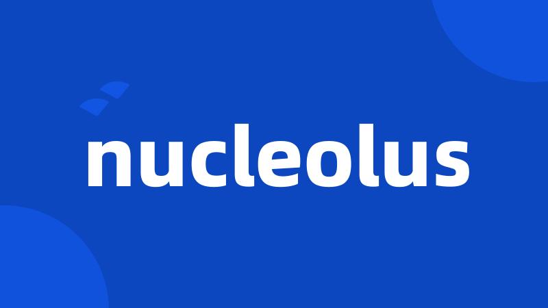 nucleolus