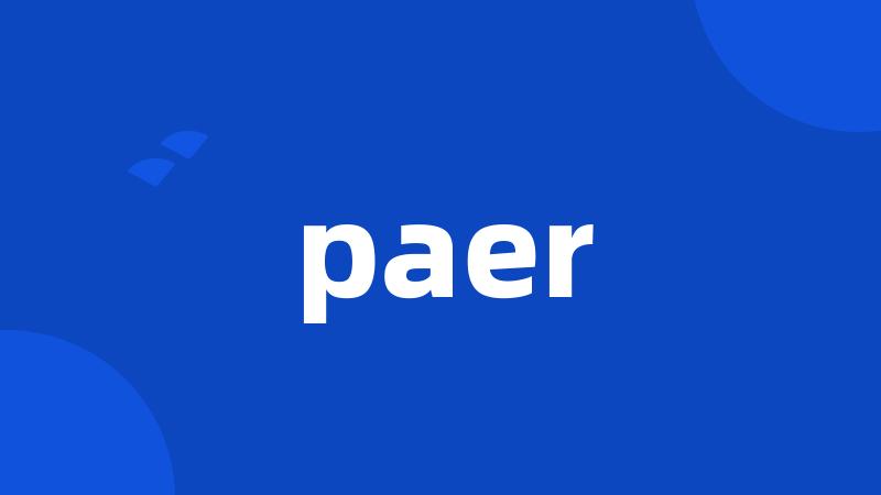 paer