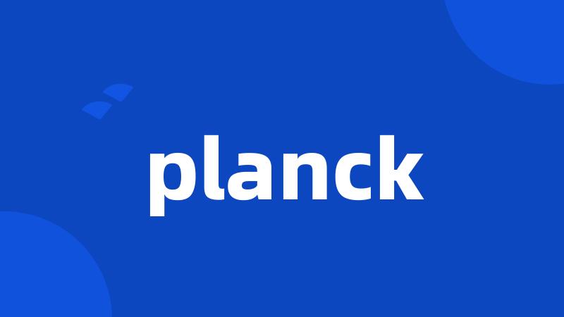 planck