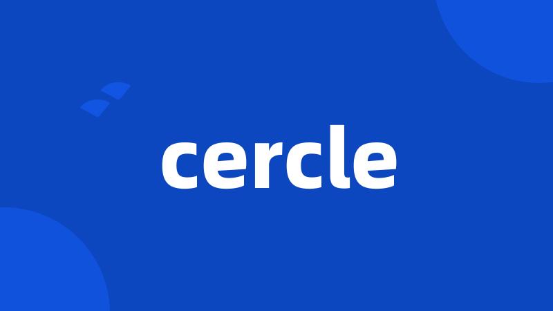 cercle