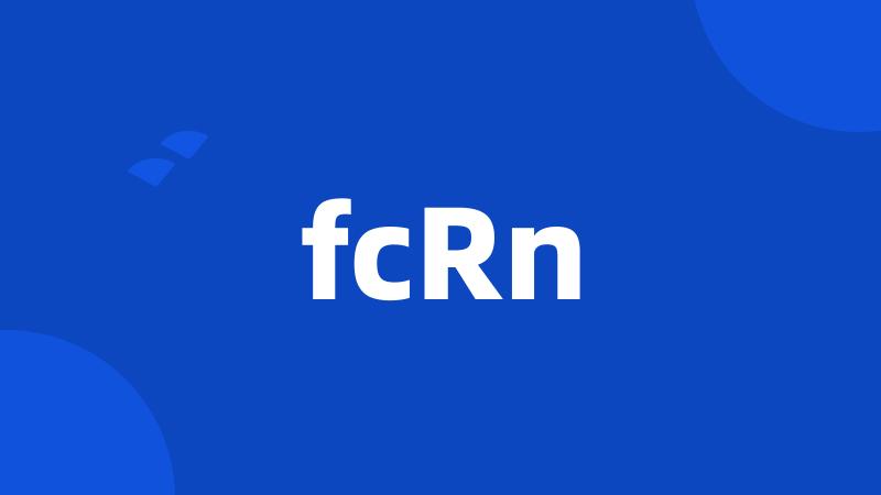 fcRn