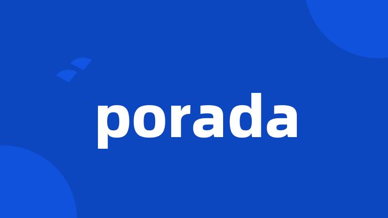 porada