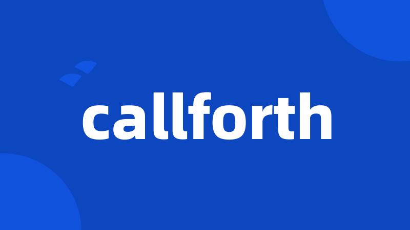 callforth