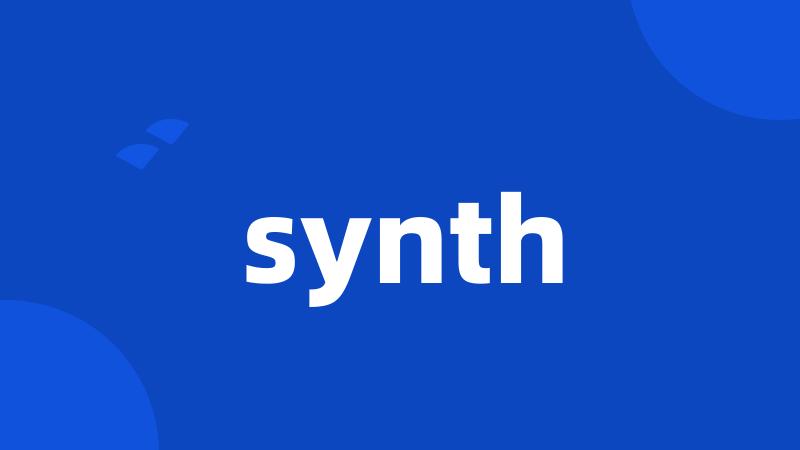 synth