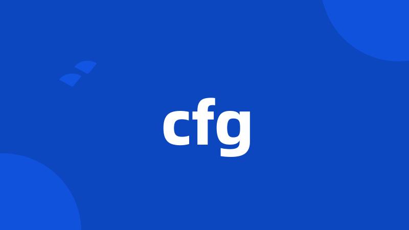 cfg