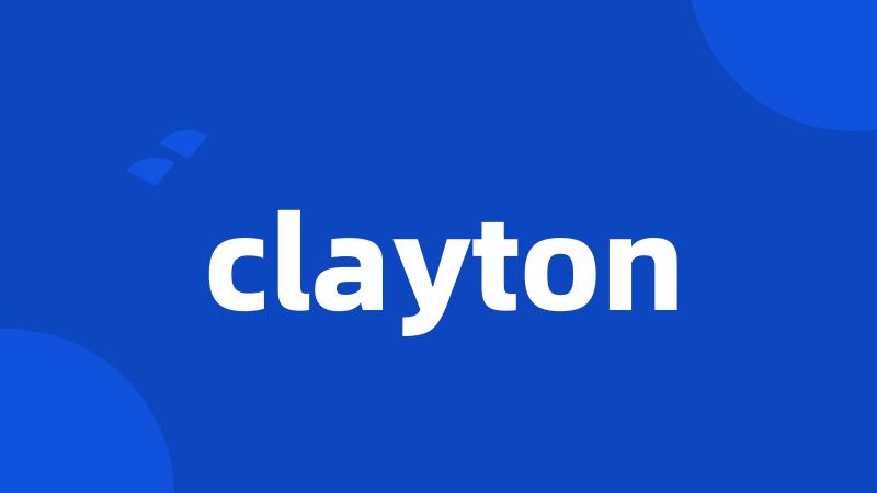 clayton