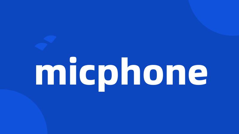 micphone