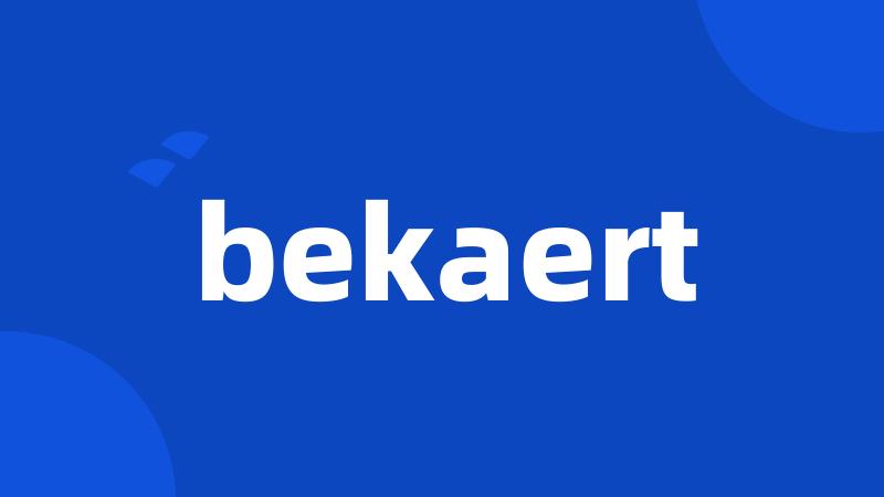 bekaert