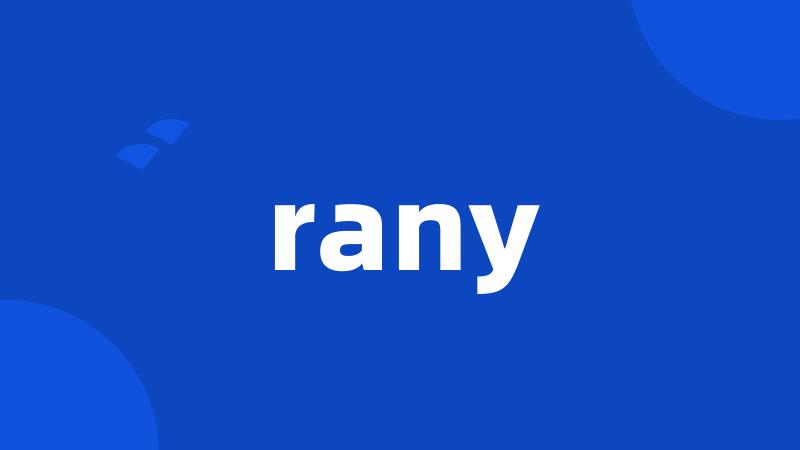 rany