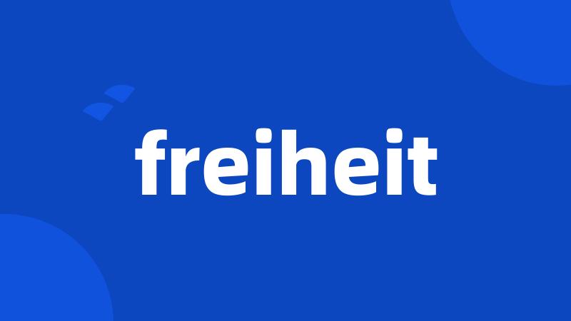 freiheit